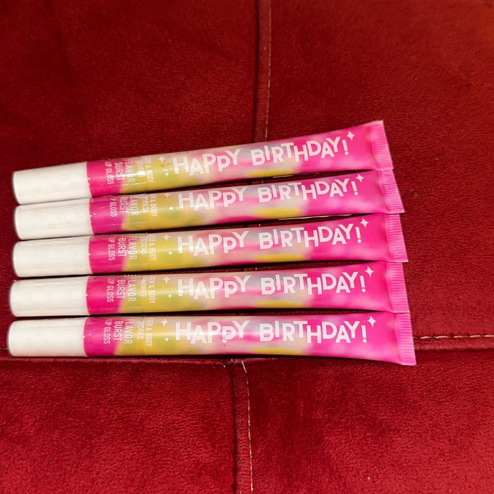 BBW 5pc Flavor Burst Vanilla lip gloss